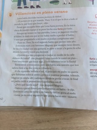 Lengua castellana, 4 primaria