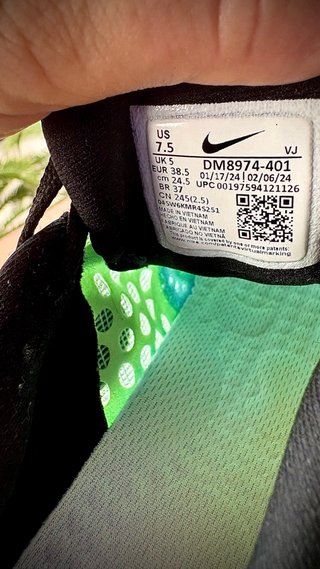 Zapatillas Nike Talla 37 Verde/Amarillo