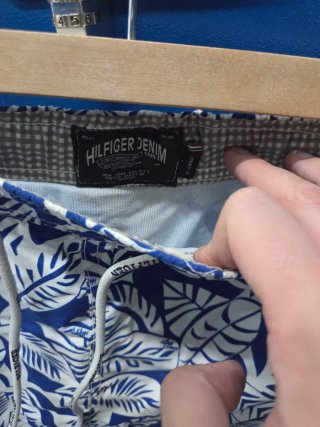 Bañador Tommy Hilfiger Estampado Azul Talla XL