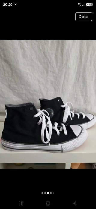 Converse negras altas