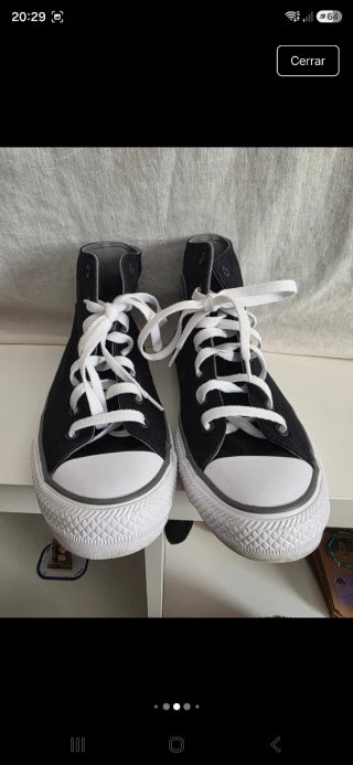 Converse negras altas
