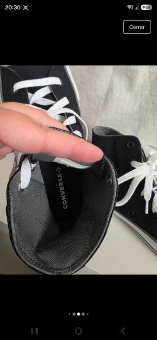 Converse negras altas