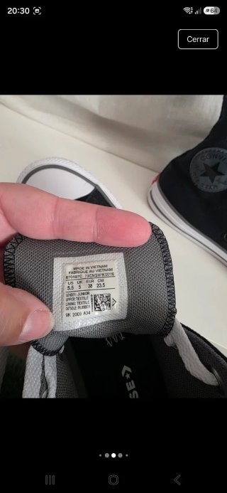 Converse negras altas