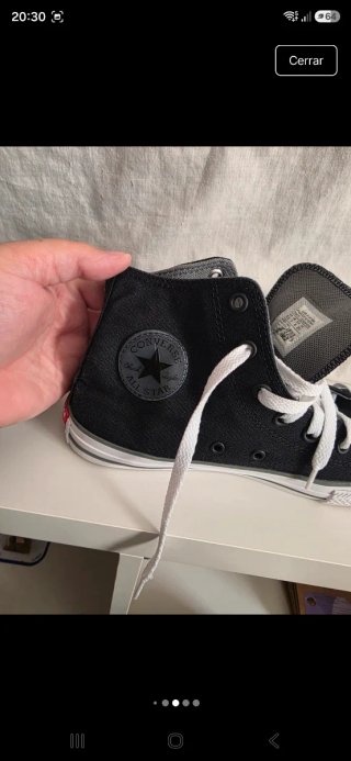 Converse negras altas