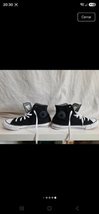 Converse negras altas