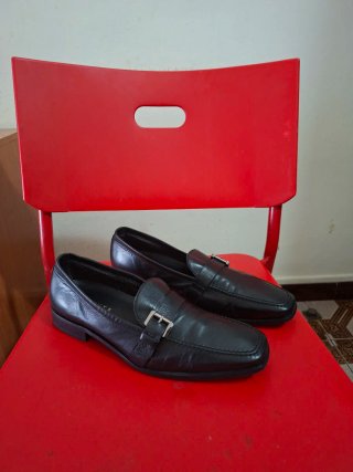 Mocasines Farrutx Negros con Hebilla
