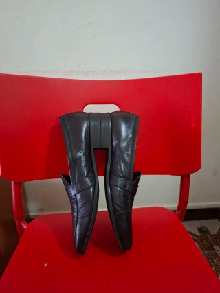 Mocasines Farrutx Negros con Hebilla