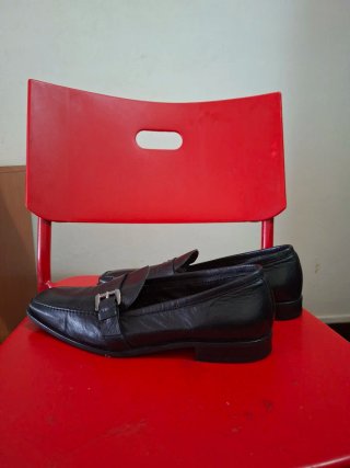 Mocasines Farrutx Negros con Hebilla