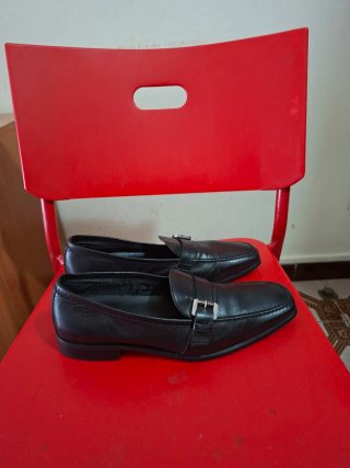 Mocasines Farrutx Negros con Hebilla