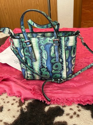 Bolso Guess Estampado Reptil Original