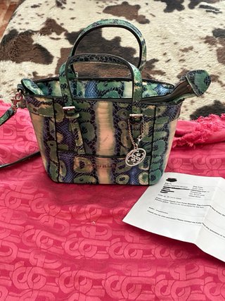 Bolso Guess Estampado Reptil Original