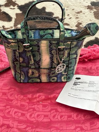 Bolso Guess Estampado Reptil Original