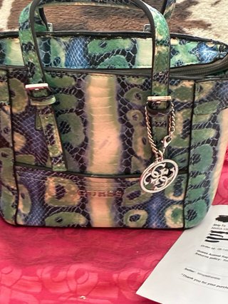 Bolso Guess Estampado Reptil Original