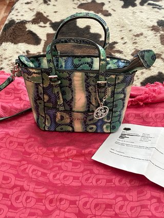 Bolso Guess Estampado Reptil Original