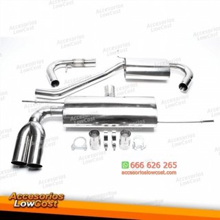 Sistema de escape acero inoxidable TA Technix 2x7