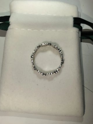 Anello argento con pietre verdi