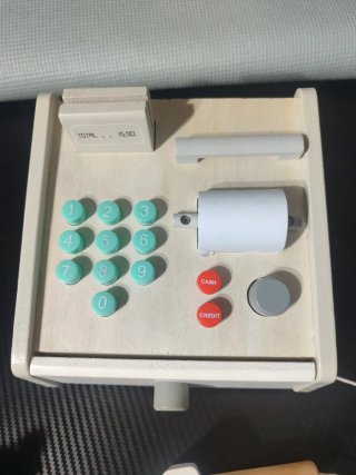 Caja Registradora Madera Juguete