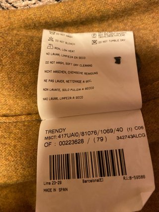 Chaqueta Burberry Talla 40 Verde Oliva