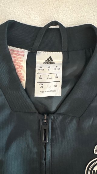 Chaqueta Adidas Real Madrid Negra