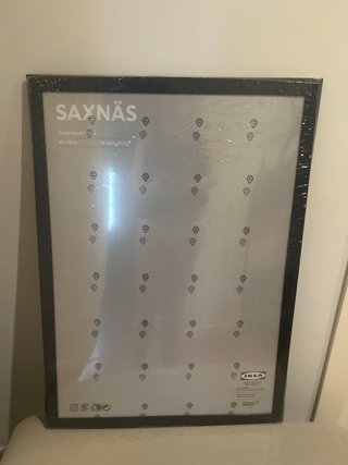 Marco de fotos IKEA SAXNAS negro 50x70cm