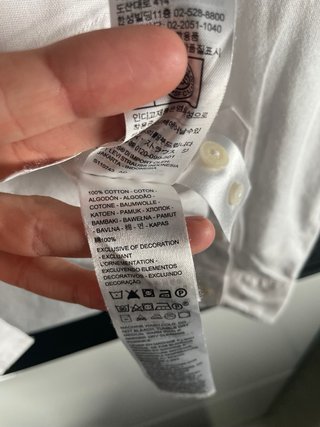 Camisa Levi's Blanca Manga Larga