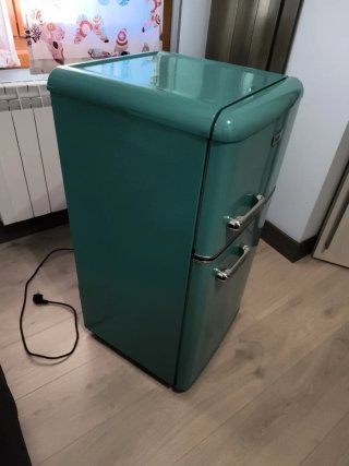 Nevera Vintage Merax Turquesa