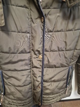 Chaqueta acolchada verde oliva