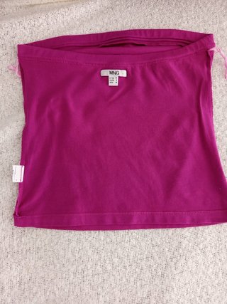Top palabra de honor fucsia MNG Talla M