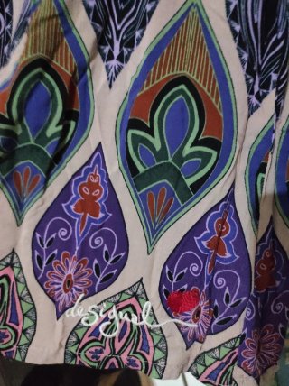 Blusa suelta de  Desigual T.M Multicolor
