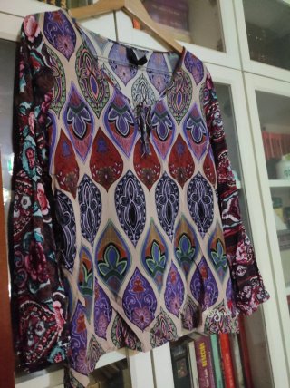 Blusa suelta de  Desigual T.M Multicolor