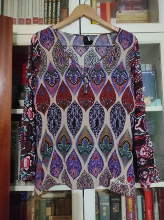 Blusa suelta de  Desigual T.M Multicolor
