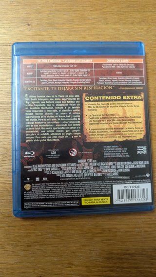 «Soy Leyenda» - (Blu-ray) + montaje alternativo