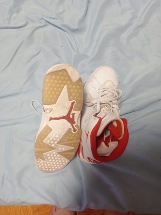 Zapatillas Nike Air Blancas y Rojas