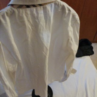 Camicetta donna Burberry bianca manica lunga