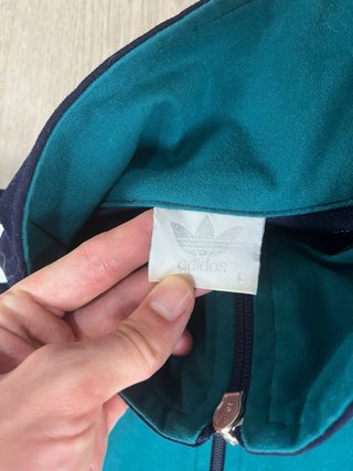 Chándal Adidas 80s Azul y Verde