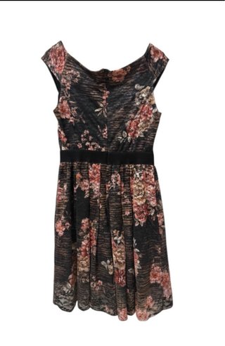 Vestitino in pizzo floreale M