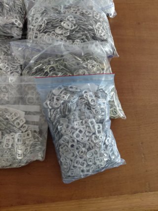 Anillas de chapa para manualidades