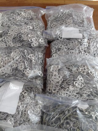 Anillas de chapa para manualidades
