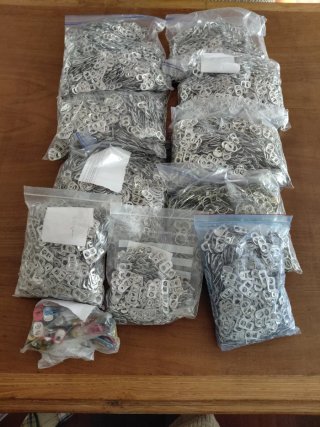 Anillas de chapa para manualidades