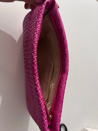 Bolso de mano polipiel efecto trenzado