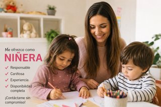 NIÑERA RESPONSABLE Y DE CONFIANZA