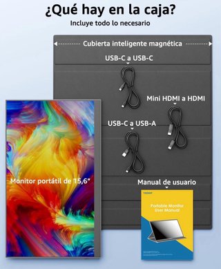 Monitor portatile Yodoit 15.6 Full HD HDR