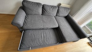 Divano letto Chaiselounge con spazio di archiviazione