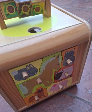 Nature & Découvertes Cubo actividades madera bebes