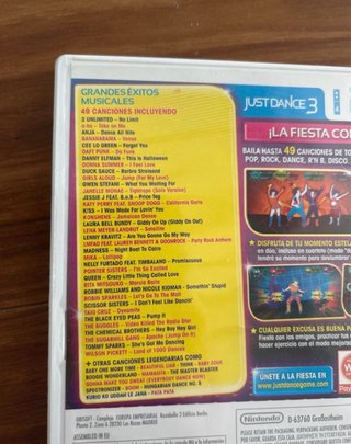 Wii Just Dance 3 juego videojuego como nuevo