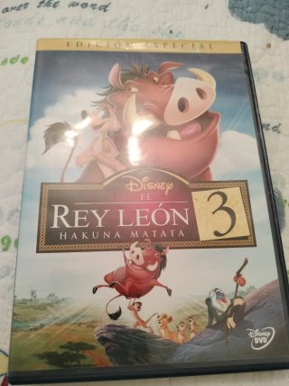 DVD El Rey León 3: Hakuna Matata Disney