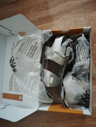Sandalias Timberland Plateadas