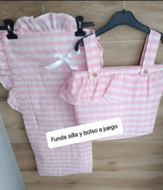Funda silla y bolso a juego