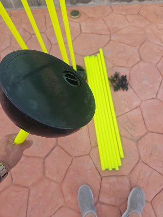 Juego conos entrenamiento fútbol/deportes
