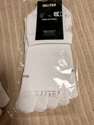 Calcetines Velites dedos blancos talla L